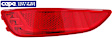 Rear, Driver Side Bumper Reflector, Hatchback, CAPA Certified