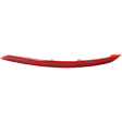 Rear, Passenger Side Bumper Reflector