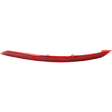 Rear, Passenger Side Bumper Reflector, CAPA Certified