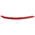 Rear, Driver Side Bumper Reflector