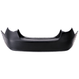 Rear Primed Bumper Cover, 4 Cyl., 2.0L Engine, Sedan, CAPA Certified