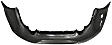 Rear Primed Bumper Cover, Coupe