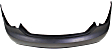 Rear Primed Bumper Cover, With Dual Exhaust System, Without Parking Aid Sensor Holes, Except Hybrid Model, CAPA Certified