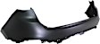 Rear, Upper Primed Bumper Cover CAPA Certified