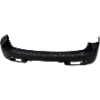 Rear Primed Bumper Cover, EX/EX-L/LX/Se Models, Without Parking Aid Sensor Holes, CAPA Certified