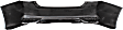Rear Primed Bumper Cover, Sedan, EX/(EX-L 4 Cyl. Engine)/LX Models