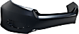Rear Primed Bumper Cover, Sedan, CAPA Certified