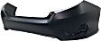 Rear Primed Bumper Cover, Sedan, CAPA Certified