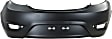 Rear Primed Bumper Cover, Hatchback, CAPA Certified