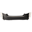 Rear Primed Bumper Cover, Sedan, CAPA Certified