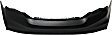 Rear, Upper Primed Bumper Cover, Si Model, 4 Cyl., 2.4L Engine, Sedan