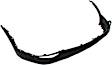 Rear, Lower Bumper Cover, Textured, Sport Model, Without Parking Aid Sensor Holes and Blind Spot Detection, CAPA Certified