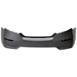 Rear Primed Bumper Cover, Coupe, CAPA Certified