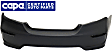 Rear Primed Bumper Cover, Coupe, CAPA Certified