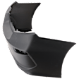 Rear Primed Bumper Cover, Coupe, CAPA Certified