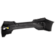 Rear Primed Bumper Cover, Coupe, CAPA Certified