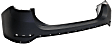 Rear Primed Bumper Cover, 4 Cyl., 1.5L Engine, CAPA Certified
