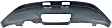 Rear, Lower Valance, Bumper Cover, Textured