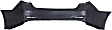 Rear Primed Bumper Cover, Except Hybrid Model, Without Parking Aid Sensor Holes