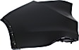 Rear, Driver Side, Upper Bumper End, Primed Plastic