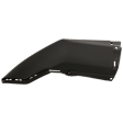 Rear, Passenger Side Bumper End, Textured Plastic