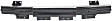 Rear Bumper Reinforcement, Steel, Sedan