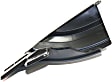 Rear, Passenger Side Bumper Trim, Black