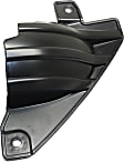 Rear, Driver Side Bumper Trim, Black