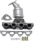 Front Catalytic Converter, Federal EPA Standard, 46-State Legal (Cannot ship to CA, CO, NY or ME), With Integrated Exhaust Manifold, 1.6L Engine
