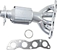 Front Catalytic Converter, Federal EPA Standard, 46-State Legal (Cannot ship to CA, CO, NY or ME), With Integrated Exhaust Manifold, 1.3L Hybrid Eng