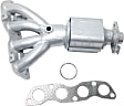 Front Catalytic Converter, Federal EPA Standard, 46-State Legal (Cannot ship to CA, CO, NY or ME), With Integrated Exhaust Manifold, 1.3L Hybrid Eng