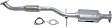 Rear Catalytic Converter, 2.4L, 4Cyl, Federal EPA Standard, 46-State Legal (Cannot ship to CA, CO, NY or ME), Direct Replacement Series