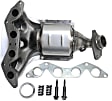 2002 Honda Civic - Front Catalytic Converter, 1.7L 4Cyl, Federal EPA Standard, 46-State Legal (Cannot ship to CA, CO, NY or ME), Direct Replacement Series
