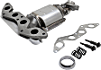 2002 Honda Civic - Front Catalytic Converter, 1.7L 4Cyl, Federal EPA Standard, 46-State Legal (Cannot ship to CA, CO, NY or ME), Direct Replacement Series