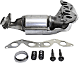 2002 Honda Civic - Front Catalytic Converter, 1.7L 4Cyl, Federal EPA Standard, 46-State Legal (Cannot ship to CA, CO, NY or ME), Direct Replacement Series