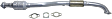 2004-2006 Hyundai Elantra - Rear Catalytic Converter, 2.0L, 4Cyl, Federal EPA Standard, 46-State Legal (Cannot ship to CA, CO, NY or ME), Direct Replacement Series