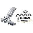 2004-2009 Kia Spectra - Front Catalytic Converter, 2.0L, 4Cyl, Federal EPA Standard, 46-State Legal (Cannot ship to CA, CO, NY or ME), Direct Replacement Series