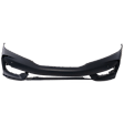 Front Primed Bumper Cover, Coupe, With Parking Aid Sensor Holes, CAPA Certified