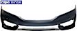 Front Primed Bumper Cover, Coupe, With Parking Aid Sensor Holes, CAPA Certified