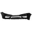 Front Primed Bumper Cover, Coupe, With Parking Aid Sensor Holes, CAPA Certified