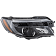 Passenger Side Headlight, with Bulb, Halogen, 6 Cyl., 3.5L Engine, with Auto On/Off and without Auto Dimming, CAPA Certified