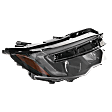 2018 Honda Ridgeline - Passenger Side LED Headlight, With bulb(s), OE Replacement, CAPA Certified