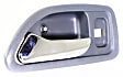 1994 Honda Accord - Front, Driver Side Gray bezel with chrome lever Interior Door Handle, With Door Lock Hole, Sedan