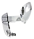 2009 Hyundai Sonata - Front, Driver Side Chrome Exterior Door Handle, With Key Hole, Sedan