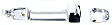 2009 Hyundai Sonata - Front, Driver Side Chrome Exterior Door Handle, With Key Hole, Sedan