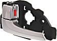 Front Or Rear, Driver Side Painted Silver Interior Door Handle, Sport Utility