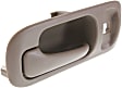 Front, Driver Side Beige Interior Door Handle