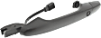 Front, Passenger Side Exterior Door Handle, Primed, Without Key Hole, With Radio-Frequency Identification Keyless System, Left Hand Drive