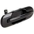Rear, Passenger Side Smooth Black Exterior Door Handle, Without Key Hole