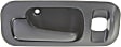 Rear, Driver Side Textured Black Interior Door Handle